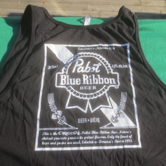 Brand New Pabst Blue Ribbon Beer Black Tank Top - Size 2XL. - Picture 1 of 10